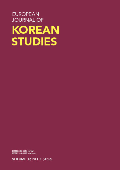 European Journal of Korean Studies – Vol 19.1
